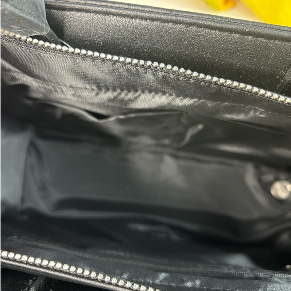 Michel Germain Brand New Black Double Handle Plus Shoulder Strap. Vegan Leather - Picture 11 of 11